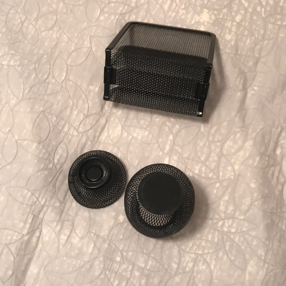 3 piece black metal office storage & organization - Picture 2 of 3